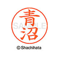 シヤチハタ ネームペン用ネーム シルバー 既製 青沼 FC45785-X-GPS-0014