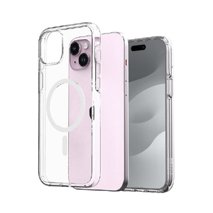 araree iPhone 15 Plus用MagSafe対応クリアケース Duple M クリア AR25440I15PL-イメージ1