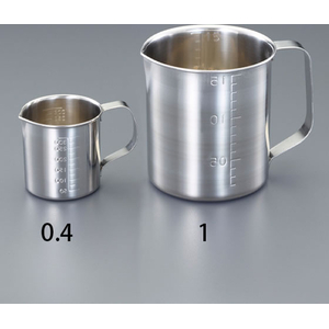エスコ 1500mL 計量カップ(ステンレス製) FCJ113N-EA991KS-1-イメージ3