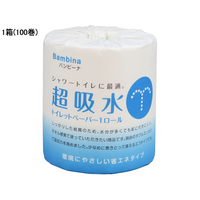 バンビーナ 超吸水 トイレットペーパー 100個 F121622-1110