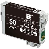 エコリカ リサイクルインクカートリッジ ブラック ブラック ECI-E50B