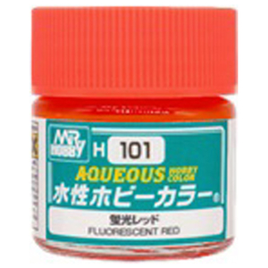 GSIクレオス 水性ホビーカラー 蛍光色 H-101 蛍光レッド H101ケイコウレツド GSIクレオス 水性ホビーカラー 蛍光色 H-101 蛍光レッド H101ケイコウレツド