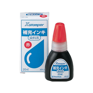 シヤチハタ F885866-XR-2N(X-300) 補充インキ20ml染料系 赤