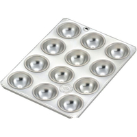 久保寺軽金属工業所 ブリキ マコロン型 マフィン型 12カップ FC016LC-1036400