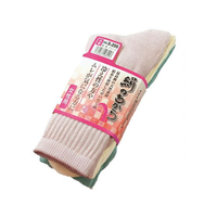 おたふく手袋 絹のちから 婦人 カラー 先丸 3足組 FCE311Z