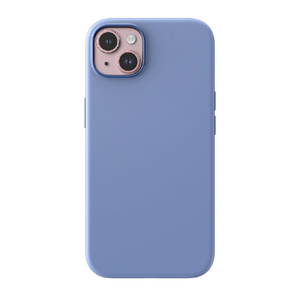 araree iPhone 15 Plus用MagSafe対応シリコンケース Typo Skin M スカイブルー AR25441I15PL-イメージ2
