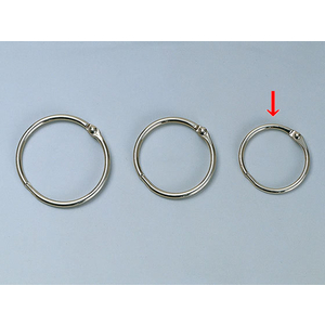 コクヨ カードリング 1号 内径35mm 線径2.5mm 100個 FC03500-ﾘﾝ-101-イメージ1