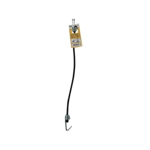 ユタカメイク ゴム タイトゴムロープ金具付 6φ×30cm ブラック0.36 FC073GA-3677486-イメージ1