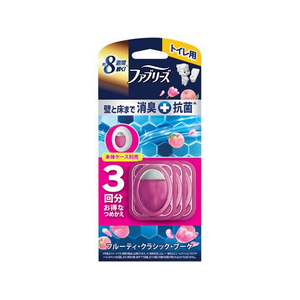 Ｐ＆Ｇ ファブリーズ トイレ用消臭剤+抗菌 フルーティクラシックブーケ 替3P FCE454K-イメージ1