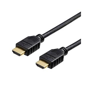 BUFFALO イーサネット対応 HIGH SPEED HDMIケーブル ベーシックモデル(1．5m) ブラック BSHD2N15BK-イメージ1