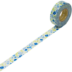ニチバン ニチバン プチジョア マスキングテープ フラワー ブルー 15mm×18m FCG030V-PJMT-15S016-イメージ2