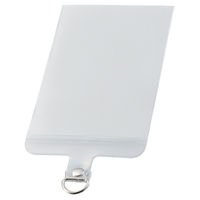 エレコム ストラップホールシート/カードスリーブタイプ/S マットクリア P-STHD1CASCR