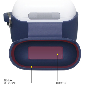 KeyBudz AirPods 4用Elevate シリコンケース コバルトブルー KB27441AP4-イメージ7