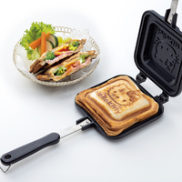 スケーター ALHOS1ﾊﾛ-ｷﾃｲ23 アルミ製ホットサンドメーカー