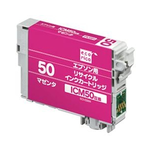 エコリカ リサイクルインクカートリッジ マゼンタ マゼンタ ECI-E50M エコリカ リサイクルインクカートリッジ マゼンタ マゼンタ ECI-E50M