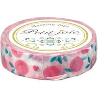 ニチバン ニチバン プチジョア マスキングテープ ピーチ 15mm×18m FCG031V-PJMT-15S032