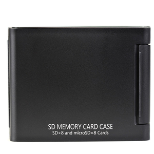 ケンコー SDメモリーカードケースAS (8枚収納) ブラック ASSD8BK-イメージ1