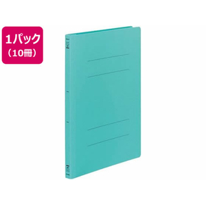 コクヨ フラットファイルPP A4タテ とじ厚15mm 緑 10冊 1パック(10冊) F809111-ﾌ-H10G-イメージ1
