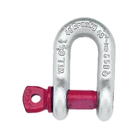 Crosby/シャックル ねじ込み・ストレート 0.5t G210-6 FC239YW-1150026