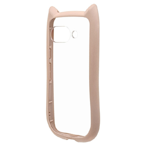 ラスタバナナ Google Pixel 9a用MIMI 猫耳ハイブリッドケース TPU×PC スモーキーピンク 8611P9AHPSPK-イメージ1