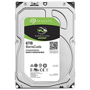 SEAGATE 3．5インチハードディスク(6TB) SEAGATE BarraCudaシリーズ ST6000DM003-イメージ1