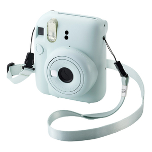 エレコム instax(チェキ)miniシリーズ用 ネックストラップ/カラータイプ グリーン IC-STSDM12GN-イメージ2
