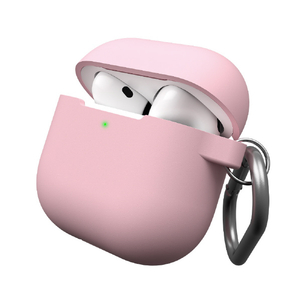 KeyBudz AirPods 4用Elevate シリコンケース ブラッシュピンク KB27442AP4-イメージ2