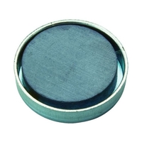 トラスコ中山 TRUSCO/キャップ付フェライト磁石 外径23.5mm×厚み5mm 1個 23.525 FC142EF-4151925