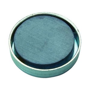 トラスコ中山 TRUSCO/キャップ付フェライト磁石 外径23.5mm×厚み5mm 1個 23.525 FC142EF-4151925-イメージ1