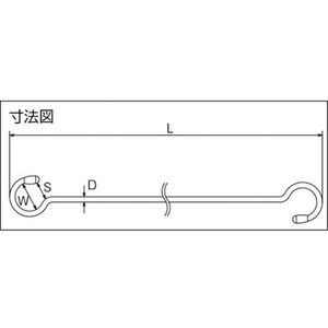水本機械製作所 ステンレス スーパーロングSカン 4ミリ 全長1500mm FC254EV-3610896-イメージ2