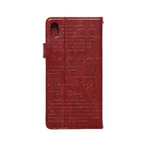 ZENUS スマートフォンケース レタリングダイアリー Xperia Z4用 ワイン Z6442XZ4S-イメージ2