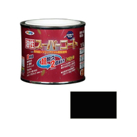 アサヒペン 油性スーパーコート 1／5L ツヤ消し黒 FC296NV