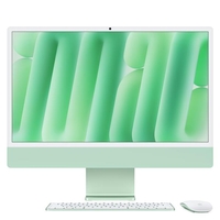 Apple 24インチiMac Retina 4．5Kディスプレイモデル： 12コアCPUと12コアGPUを搭載したApple M6チップ, 16GB, 512GB SSD - グリーン MH1F4J/A