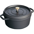 STAUB ストウブ ピコ・ココット ラウンド 26cm ブラック 40509-310 FC078LY-8355600