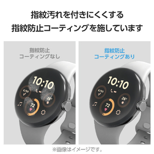 エレコム Google Pixel Watch 3[45mm]用ポリウレタンフィルム 衝撃吸収 高透明 SW-PI241FLAFPRG-イメージ6