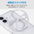 エレコム iPhone 16 ハイブリッドケース 極限 MAGKEEP スタンド シルバー PM-A24AMGSTKSV-イメージ6
