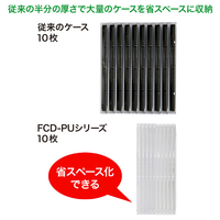 サンワサプライ FCD-PU50CLN2 Blu-ray・DVD・CDケース(スリムタイプ
