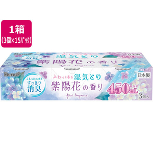 白元アース ドライ&ドライUP 紫陽花の香り 450mL 3個×15パック FCF869U-イメージ1