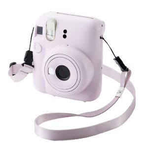 エレコム instax(チェキ)miniシリーズ用 ネックストラップ/カラータイプ ピンク IC-STSDM12PN-イメージ2