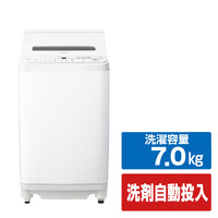 SHARP 7kgインバーター全自動洗濯機洗剤自動投入 ホワイト系 ES-SV7L-W