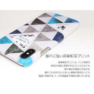 Happymori iPhone XS/X用ケース Triangle Pattern Bar ピンク HM14443I58-イメージ5