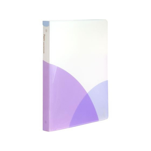プラス PASTYルーズリーフバインダー B5-S ワイド ブルーベリーパープル FCC1712-98-813/FC-810PR-イメージ1