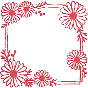 アーテック 木柄スタンプ30 レトロフラワー 木春菊 FCE555U-74751-イメージ3