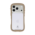 Ｈａｍｅｅ iPhone18 Pro/17 Pro用 強化ｶﾞﾗｽｸﾘｱｹｰｽ IFACE REFLECTION ベージュ 41-194434