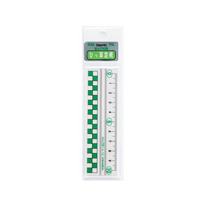 西敬 ひっさん定規10cm 緑 FC55856-イメージ1