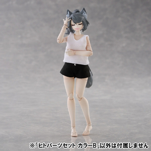 アオシマ ヒトパーツセット [カラーB] AｹﾓﾌﾟﾗKO03Rﾋﾄﾊﾟ-ﾂｾﾂﾄｶﾗ-B-イメージ6