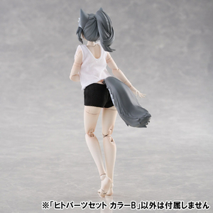 アオシマ ヒトパーツセット [カラーB] AｹﾓﾌﾟﾗKO03Rﾋﾄﾊﾟ-ﾂｾﾂﾄｶﾗ-B-イメージ7