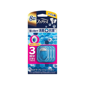 Ｐ＆Ｇ ファブリーズ トイレ用消臭剤+抗菌 ウルトラフレッシュシャボン 替3P FCE456K-イメージ1