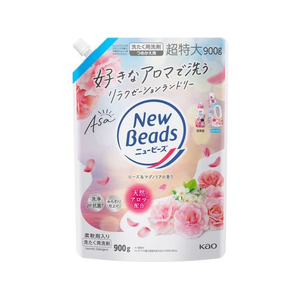 KAO ニュービーズ ローズ&マグノリアの香り つめかえ用 900g FC391NU-イメージ1