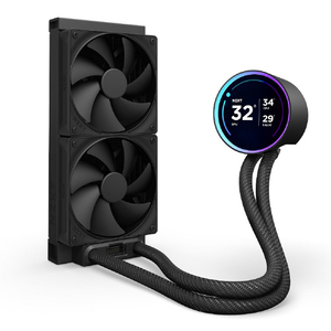 NZXT 簡易水冷CPUクーラー 240mm KRAKEN Elite (2024)  F120P x 2 ブラック RL-KN24E-B2-イメージ6